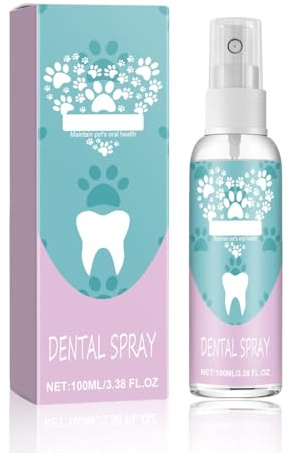LAKPYN Spray Dentifricio per Cani | Pulizia Denti Cane Senza Spazzolino | Formula con Estratti Naturali | Flacone 100ml