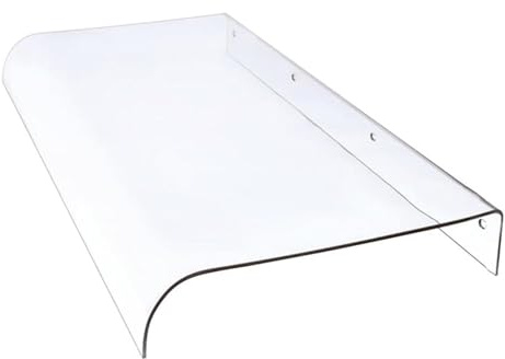 Dörr utomhus med C-paneler regnskydd för dörrar och (40 x 40 cm) Väderbeständig enkel installation