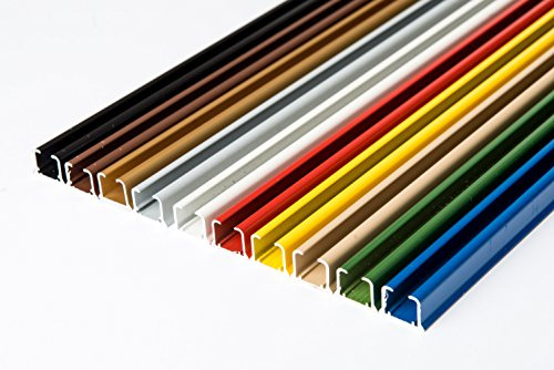 Rollmayer Gardinenschiene SMART-KLICK Montage Weiß 160cm Faltenlegehaken | Aluminium glänzend Einläufige Deckenschiene Innenlaufschiene für Gardinen & Vorhänge
