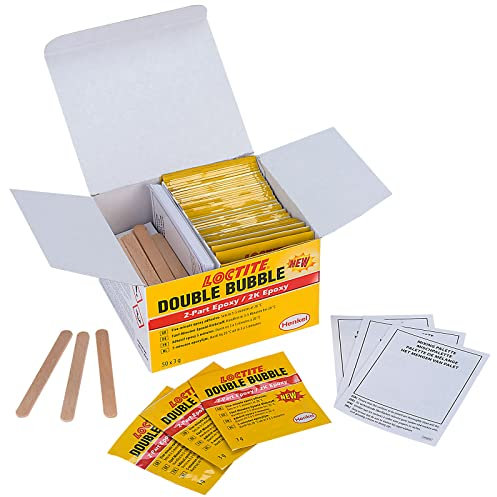 Loctite 1303596, 50 x 3 G), 2 K adesivo epossidico, Double Bubble