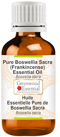 Greenwood Essential Puro Olio Essenziale Di Boswellia Sacra (Frankincense) Distillato a vapore 5ml (0.16 oz)