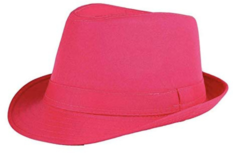 Carnavalife Sombrero Borsalino con Cinta para Fiesta temática o Complemento para Vestir