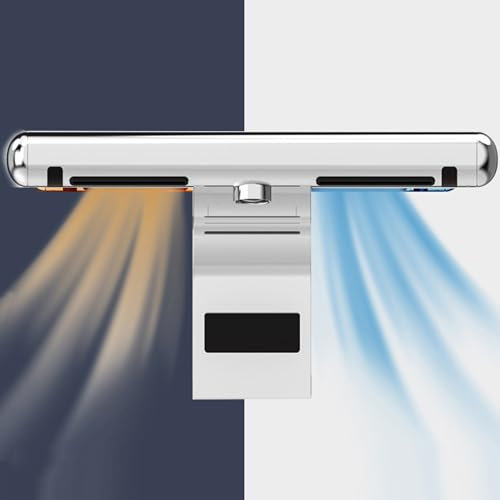 emobwdy Asciugamani +E Rubinetto Touchless,Asciugamani Elettrico Commerciale Automatico Ad Aria Calda E Fredda in Acciaio Inossidabile Desktop per Bagno Cucina,1150w Asciugatura Rapida 10s,Silver