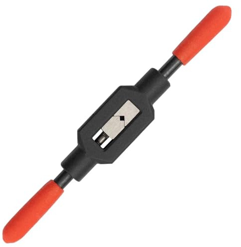 ByoBLu M1-M8 ~ M9-M27 Herramienta de Llave de Grifo Manual, Dispositivo de roscado Ajustable, escariador de Mandril de roscado Manual, Abrazadera de Acero de Alto Carbono (Color : A, Size : M5-M20)
