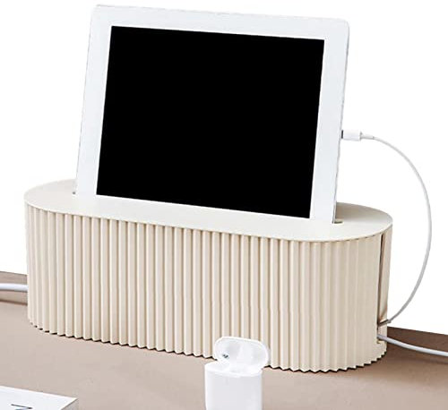 Aznever Kabelmanagement Box, Schreibtisch-Kabel-Organizer Mit Deckel, Flexibler Kabelaufbewahrungs-Erweiterungsversteck, Schützender Mehrzweck-Kabelversteck Und Verwaltungsbox Für Einsteck
