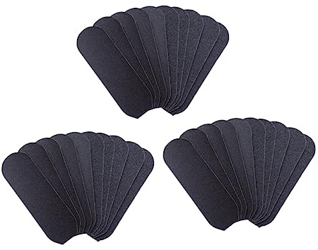 Fußschleifpapier 50 Stück Schwarz aus Sandpapier für Pediküre | Hornhautentferner, Hilft bei Rissigen Fersen, Tragbares Zubehör für Fußpflegewerkzeug