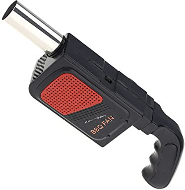 Grill-Luftgebläse, Tragbares, Handgehaltenes Elektrisches Grillventilator-Luftgebläse, Feuer Schneller Starten, Feuerbalg-Werkzeug für Camping, Picknick, Grillen, Kochen Im Freien
