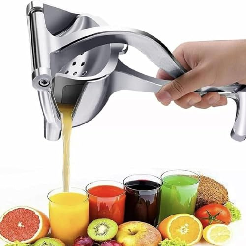 Bduttlefish, spremiagrumi manuale per limoni, spremiagrumi in acciaio inossidabile, spremiagrumi manuale portatile per agrumi, anti corrosione, facile da pulire, per pressare limoni, arance, melagrane