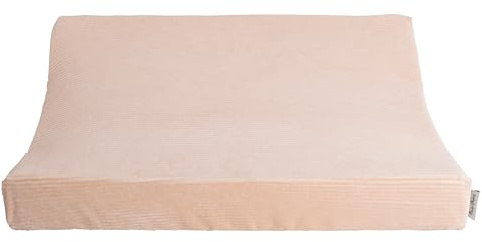 Baby's Only - Baby Wickelauflagenbezug - Bezug für Wickelauflage Sense - Weichem Rib Corduroy - Abwaschbare Bezug für Wickelunterlage - 45x70 cm - Peach
