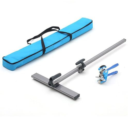 Tagliapiastrelle manuale resistente, 950 mm, a guida singola, con doppia presa, due file di 20 pulegge, per piastrelle e gres porcellanato