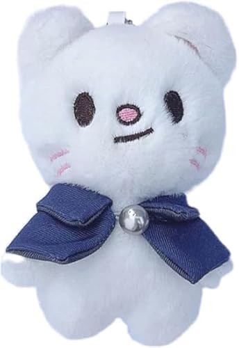 Stray Kids Skzoo Plush Key Chain Stray Kids Magic School Series Cartoon Schlüsselanhänger Telefon Schlüsselanhänger für Fans 10 cm