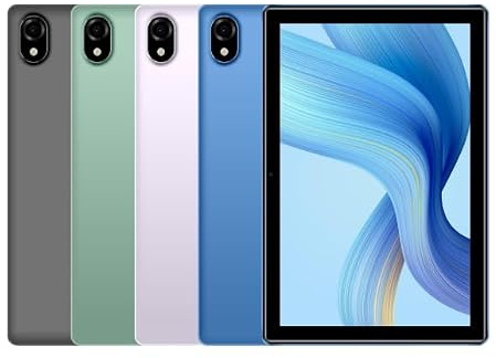 U10 2025 Neueste Android 15 Tablet 10 Zoll, 16GB RAM+128GB ROM (2TB TF) Kinder Tablets PC 5060mAh Gaming Tablet Android, Widevine L1/ 8MP+5MP Dual Kamera/WiFi 6/ Type C/ 3.5mm Kopfhörerbuchse
