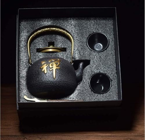 Tetera de té Tetera de cerámica, Creative Simplicity JapanCast Iron Tetsubin Tetera Hervidor de hierro, Hervidor de hierro fundido, Hervidor de arrabio, Tetera, Juego de té Accesorios for el té