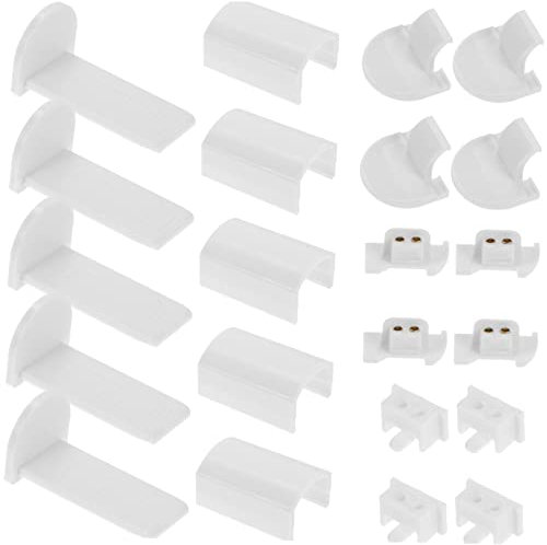 BIUDECO 32pcs Pleated Blind Replacement Parts Repair Tabs for Blinds Easy Installation Compatible for Home and Office Use