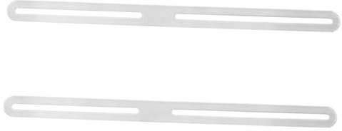 Abaodam 2pezzi Supporto Regolabile Acciaio Inossidabile Per Posta Kit Di Fissaggio Per Recinzione o Cancello Con Piastra Di Riparazione Piatta Facile Installazione e Maggiore Stabilità