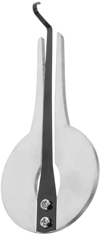 BESTonZON Handgefertigte Russische Maultrommel aus Legierung Vielseitiges Musikinstrument für Anfänger Tragbare Silberne Mundharfe für Tägliche Unterhaltung