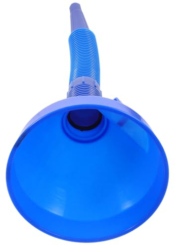 DECORNIJIA Embudo de Gran para Gasolina y Aceite con Filtro Integrado Cuello y Manguera Flexible Accesorio para Coche Práctico para Transmisión y Llenado Limpio