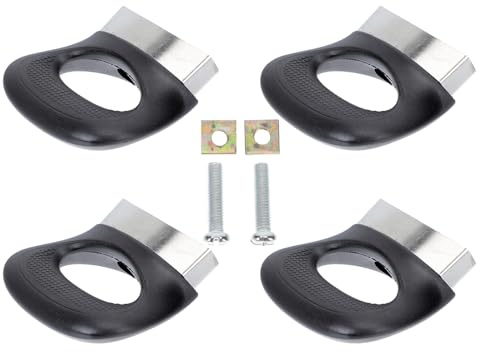 CIYODO 4 Piezas Asas Laterales de Repuesto para Olla de Acero Inoxidable Resistentes al Calor Ligeras y Fáciles de Limpiar Paquete de Unidades Accesorio para Ollas Woks y Vaporeras