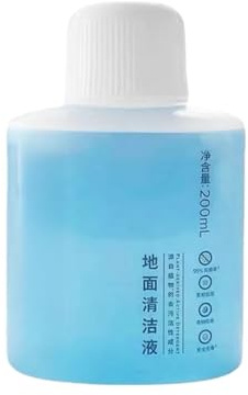 Liquide de nettoyage de sol 200 ml, compatible avec Roborock Qrevo Curv Q5 Pro/ S8 Max Ultra/ Q8 Max+ Qrevo S Qrevo Pro, robots aspirateurs(200mlx1)