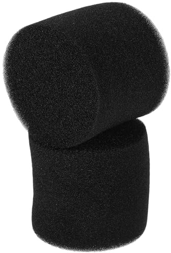 Beavorty Spugna per Porta Tubo Bass Reflex 2 Pezzi Filtro Audio per Altoparlanti Diametro 60Mm Altezza 50Mm per Uso in Casa e Studio