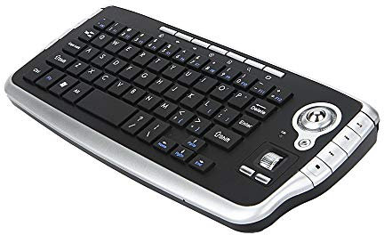 Wireless Trackball Keyboard Mini 2.4G