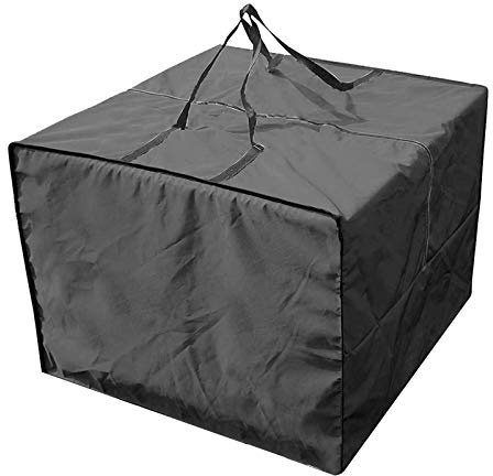 Opaltool 210D Oxford Gartenmöbel Aufbewahrungstasche 81X81X61 cm | Aufbewahrungstasche für Loungekissen, Wasserdicht Kissen Aufbewahrungstasche Outdoor Square
