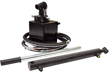 Flowfit Hydraulische Doppelhub-Handpumpe, Anhänger/Kippset, zum Heben von 2,5 Tonnen, Hub: 700 mm, zum Heben von 2,5 Tonnen, Hub: 700 mm.