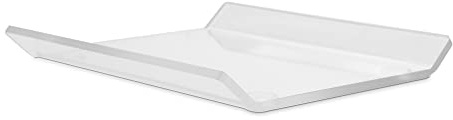 2 Stk. Zahlteller, Cash-Tray, Wechselgeldschale, Kassierteller als Bezahlteller aus transparentem PLEXIGLAS® für eine kontaktlose Bezahlung am Verkaufstresen im Kassenbereich oder im Restaurant, Café