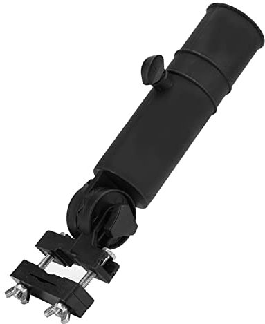 Golf Umbrella Holder, Black Golf Push Cart Umbrella Holder Universal Golf Trolley Umbrella Stand for Golf Push Cart Handles Buggy Cart Wheelchair Bike