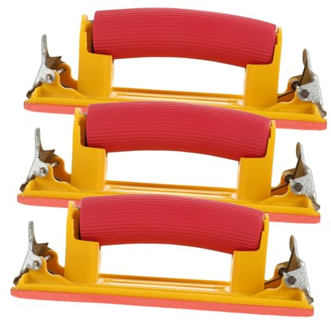 Gadpiparty 3stücke Teiliges Handschleifer Schwammgriff Ergonomisch Rutschfest Manuelles Schleifpapierhalter Trockenbau Polierwerkzeug Für Renovierung