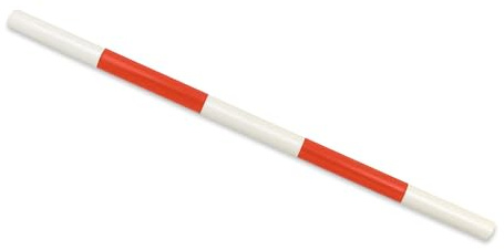 Super Hobby Horse Balken zum Springen von Hindernissen auf dem Steckenpferd – rot – 120 cm