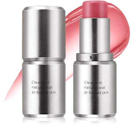 Boobeen Bâton de maquillage surligneur, bâton de crème surligneur et blush, illuminateur de contour du visage, hydratant léger translucide naturel, fini rosé