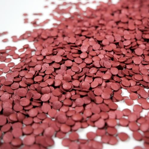 Streuselheld Konfetti Bordeaux 120g Streusel zum Dekorieren und Verzieren von Gebäck aller Art wie Torten Kuchen Keksen Zuckerstreusel