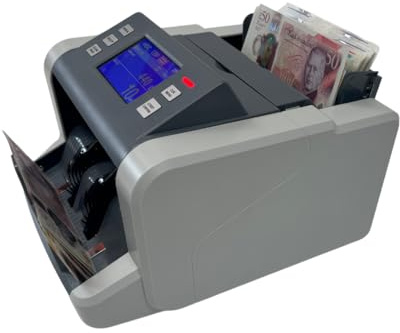 Cashtec CT800 High Precision Advanced Counterfeit Detection with Mixed Note Counting, Value Count and Denomination Sorting