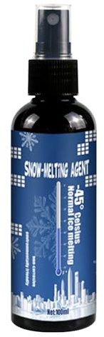 Spray removedor de hielo para automóvil,Spray eliminador de hielo | Solución de remoción de nieve para automóviles - Suministros de invierno, spray para quitar nieve y hielo para cerraduras de automóv