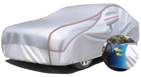 Autoabdeckung für Renault Kiger 2021-2023 | Hagelschutz-Vollgarage fürs Auto, Dicke Autoplane aus Oxford-Stoff, taifunsicher, Regen- und Schneeschutz, UV-Schutz für alle Jahreszeiten