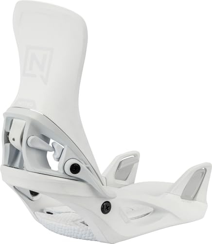 Nitro Womens Step On-Fijaciones para Snowboard, Mujeres, Blanco, Large