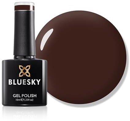 Bluesky Gel Nail Polish 10ml, Savanna Soil - AW2508, Brown Gel Nail Polish for 21 Day Manicure, Professional, Salon & Home Use, Requires Curing Under LED UV Nail Lamp