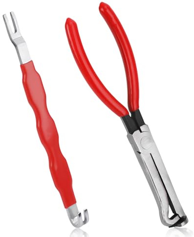 Elkopplingstång med Kontaktseparatorverktyg, 20cm Frånkopplingstång och 19cm Separator för Borttagning av Elektriska Poler i Fordon Reparation av Tändstift och Bilkablar