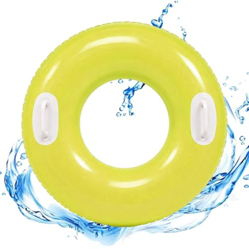 Anello da nuoto gonfiabile con maniglie | Tubo galleggiante per piscina | Anello da nuoto estivo | Per adulti Vacanze estive Viaggi Spiaggia