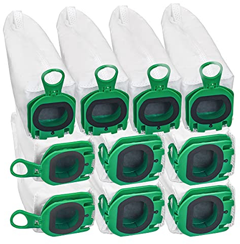 DrRobor Staubsaugerbeutel für Vorwerk Kobold VB100 FP100 Akku-Staubsauger | 10 Stück Ersatz Premium Filtertüten, für Kobold vb 100 fp 100 Akku-Staubsauger