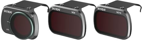 Skyreat Mini 4K/Mavic Mini 2 ND-Filter CPL Filter für DJI Mini 4K/Mini 2 SE/Mavic Mini/Mini SE Drohne Zubehör 3er Stück (CPL ND8 ND16)…