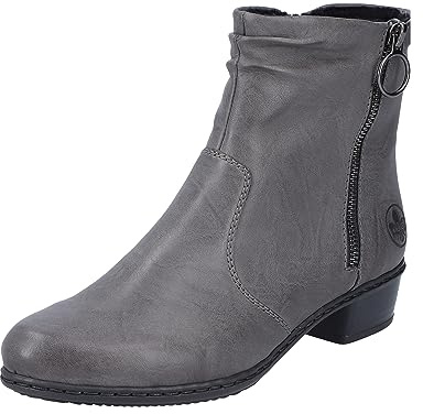 Rieker Bottes courtes Y0741 pour femme, gris, 40 EU