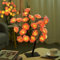 XVICO Table Lamp Rose Flower Desk Tree Lamp USB Operated Gift Night Light Centerpiece Fairy Light for Mother's Father's Day Home Bedroom Valentines Easter Wedding Party Christmas Decor