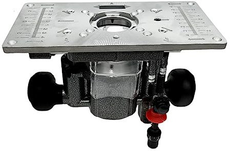 Fresadora Mesa De Fresado De Elevación Tablero De Inserción, Base De Fresado De Madera Eléctrica, Máquina De Grabado De Solapa De Aluminio Ajustable Manual Fresadora Eléctrica For Trabajar La Madera (