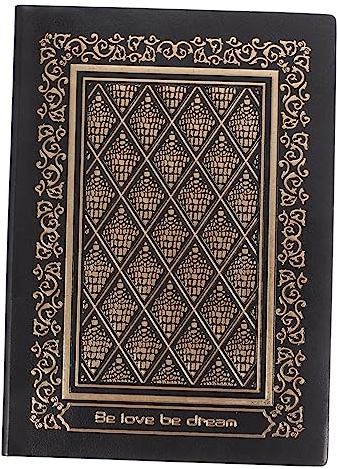 MAGICLULU Vintage Leder Notizbuch Mit Geprägtem Einband Kompakt Und Leicht Für Reisen Skizzieren Und Zeichnen Hochwertiges Leder Klassischer Look Praktisch Und Langlebig