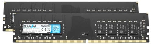BRAINZAP 64GB (2X 32GB) DDR4 RAM DIMM PC4-2133P-UB0-11 2Rx8 2133 MHz 1.2V CL15 Ordenador PC Memoria RAM sin búfer Non-ECC