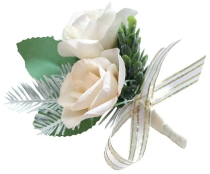 Cabilock Künstliche Blumen Brosche Für Hochzeiten Elegante Corsage Für Bräute Und Brautjungfern Anstecknadel Für Hochzeitsfeiern Und Besondere Anlässe