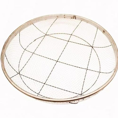 digiline Large Round Garden METAL Sieve diameter 19 Inch 50 cm Mesh, 2mm, 4mm, 6mm, 8mm,10mm (4 milimeters)