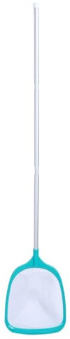 Qcwwy Red de Espumadera para Piscina, Poste Telescópico de Salvamento de Hilo, Varilla Telescópica para Piscina de Estanque de Peces, Cinturón de Red de Herramientas para Piscina de